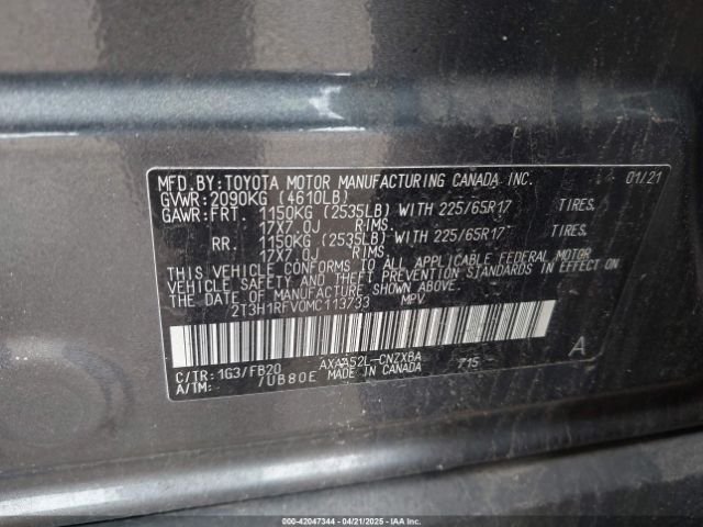 
								2021 TOYOTA RAV4 LE full									